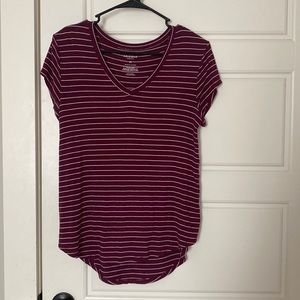 Burgundy T shirt
